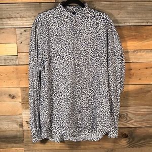 Michael Kors Blue & White Dress shirt